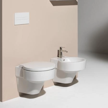 Laufen VAL Биде подвесное 530x390x430мм с 1 отв. под смеситель, без боковых отв, цвет: белый