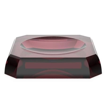 Decor Walther KR STS Kristall Мыльница, настольная, цвет: Rich Burgundy