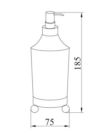 Настольный Диспенсер Boheme HERMITAGE CHROME 10389