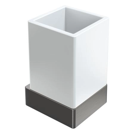Стакан Boheme настенный Qubic Gun Metal 10724-GM