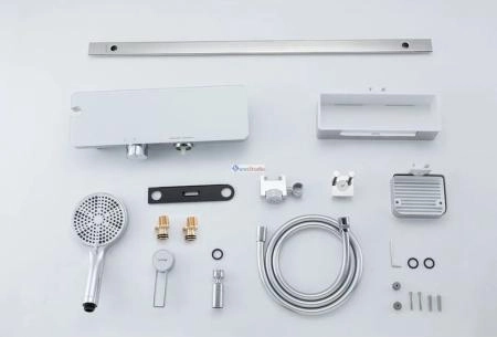 Смеситель Gappo G3296-20 белый для ванны