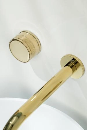 Смеситель из стены Boheme PRESTIGE на 3 отв. GOLD 152-2-G-PR
