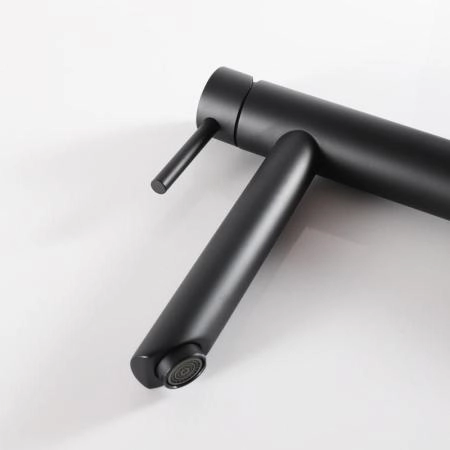 Смеситель Gid Berlin SS080-BM-D для раковины Черный матовый