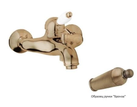 Смеситель CEZARES ELITE-VM-02-M для ванны,бронза