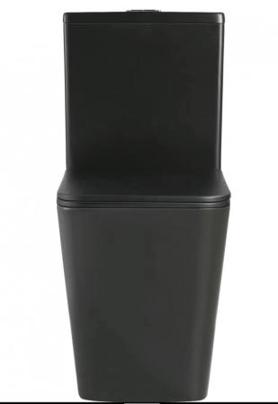 Унитаз ESBANO DUERO черный матовый безободковый напольный 635x360x825