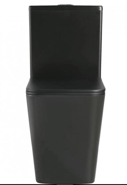 Унитаз ESBANO DUERO черный матовый безободковый напольный 635x360x825