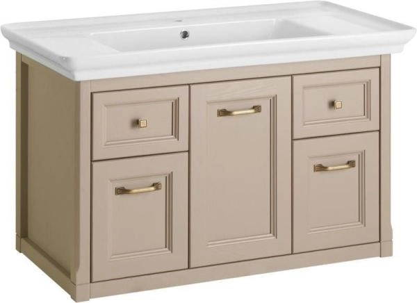 Тумба Толедо 105 ASB Woodline Капучино подвесная без раковины