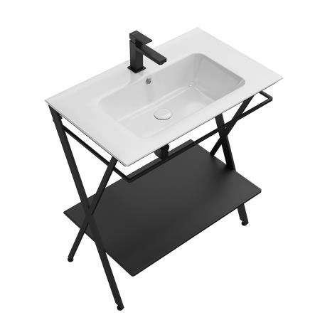 Металлическая структура Kerama Marazzi PIANO NEXT ПИАНО НЕКСТ PIA.N.75\BLK напольная 75, черная матовая