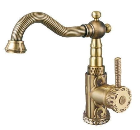 Смеситель для раковины ZORG Antic (A 114U-BR) бронза