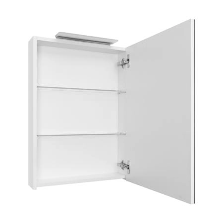 Roca Oleta Зеркальный шкаф 50х70см, DX, c LED-светильником, цвет: белый