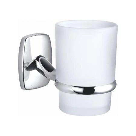 Стакан для зубных щеток с держателем WONZON & WOGHAND PORTO, Хром (WW-1101)