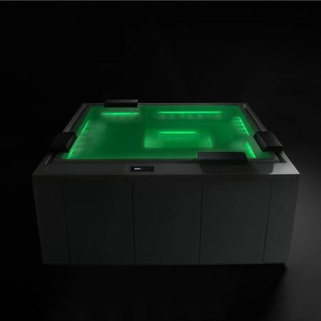 Gruppo Treesse Phantom Минибассейн 235x235x98см., м.г/м+нагреватель,фильтр-картридж, внеш. панель VTR, автонаполнение компл PR1, цвет: белый