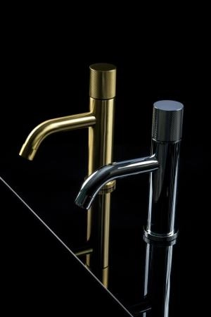 Смеситель STICK Boheme для умыв. низ. Matt Gold SPIRALE 121-MG.4
