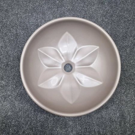 Azzurra Fleur Раковина накладна, 45х16см, без отв., цвет: Tortora