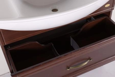 Тумба под раковину ASB-Woodline Берта 85 антикварный орех