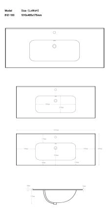 Тумба под раковину LA FENICE TERRA Bianca белый 100 FNC-01-TER-B-100 белый матовый