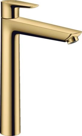 Hansgrohe 71716990 Talis E Смеситель для раковины 234 мм, со сливным гарнитуром, полированное золото