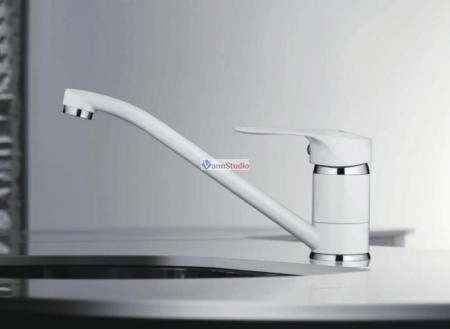 Смеситель для кухни Frap F4928-12 белый