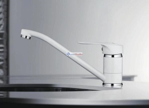 Смеситель для кухни Frap F4928-12 белый