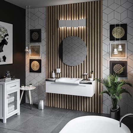 KERASAN Inka Project Раковина INKA 60x40x35,5 с 1 отверстием под смеситель,цвет белый