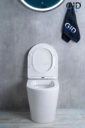 Унитаз Gid TRS-263 53 см приставной безободковый микролифт белый