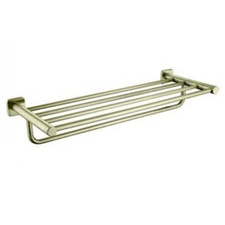 Полка для полотенец с держателем KAISER (KH-4709) бронза