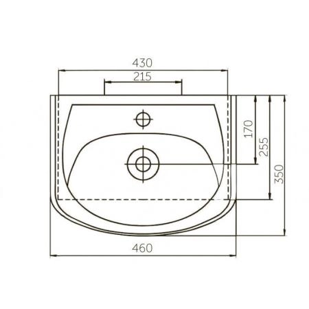 Тумба под раковину Corozo Орфей 45