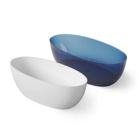 Dea Design Nature Ванна 170х80х55см., отдельностоящая, Solid Surface, цвет: White №18