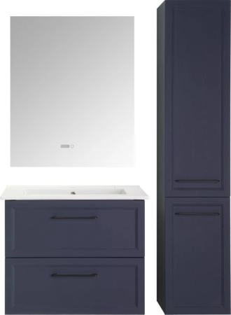 Тумба ASB-Mebel Белмонти 65 Софт синий подвесная под умывальник Оскар 65