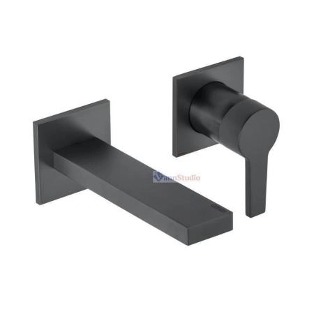 Смеситель для умывальника Keuco Edition 11 51116130201 встраиваемый, 187 мм Хром черный шлифованный