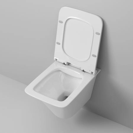 Унитаз Grossman GR-4413S (510*355*370) подвесной безободковый с тонкой крышкой