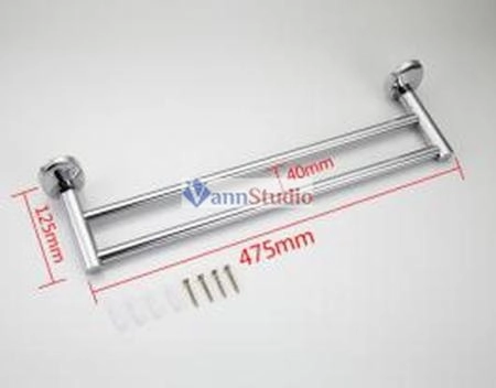 F1609 Полотенцедержатель Frap двойной 460