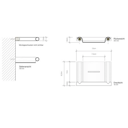 Decor Walther Mikado WSS Мыльница подвесная, цвет: хром