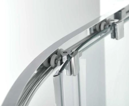 Душевой уголок Vincea Alpha VSQ-3AL900CLB, 900*900, черный, стекло прозрачное