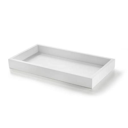 3SC Bemood White Поднос 27.5х15х4см., настольный, цвет: белый