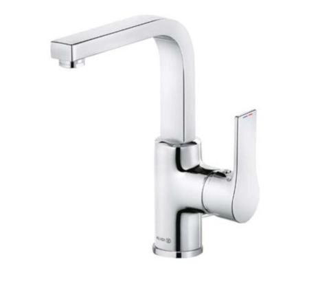 Смеситель Kludi Zenta Sl 480280565 для раковины с боковым управлением, без донного клапана, хром