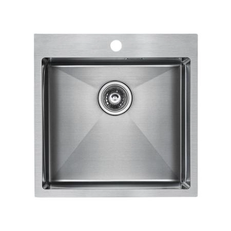 Кухонная мойка Paulmark VELTEN PM905151-BS 510х510мм брашированная нерж. сталь