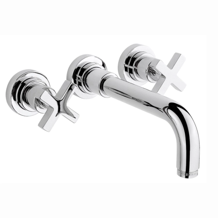 Nicolazzi 2207CR27 M.Croce двухвентильный смеситель настенный для раковины на 3 отверстия, внешняя часть для 2207  *M. CROCE*,цвет хром