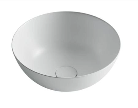 Умывальник чаша накладная круглая (цвет Белый Матовый) Element 358x358x155мм
