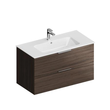 Тумба Kerama Marazzi PIANO FORTE ПИАНО ФОРТЕ PI.F.95\OLM подвесная 95 см, 2 ящика, дымчатый вяз