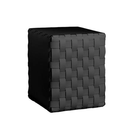ADJ Пуф, 35x35xH40 см., цвет: черный/серый
