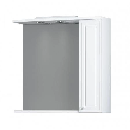 Зеркальный шкаф RedBlu by Damixa Palace One M41MPR0751WG белый глянцевый