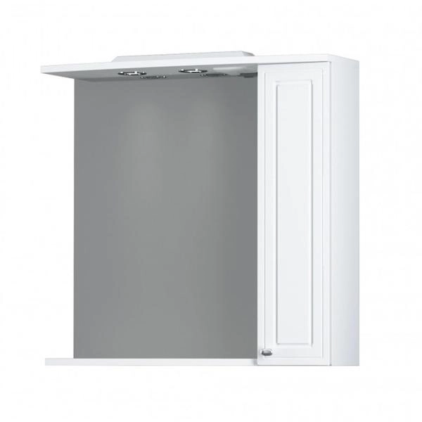 Зеркальный шкаф RedBlu by Damixa Palace One M41MPR0751WG белый глянцевый