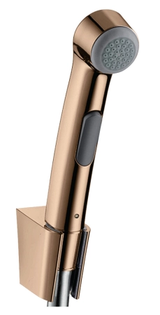Hansgrohe душ гигиенический 1/2", с шлангом 1250 мм и держателем, цвет полированное красное золото