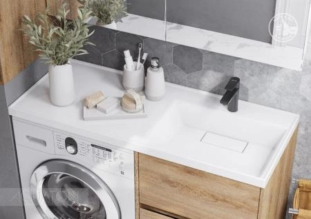 Тумба под раковину AQUATON Лондри 60 Дуб Сантана без фасада 1A266901LH0C0