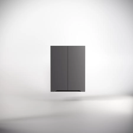 Подвесной Шкаф Style Line Марелла мини 600 Люкс антискрейтч серый, PLUS