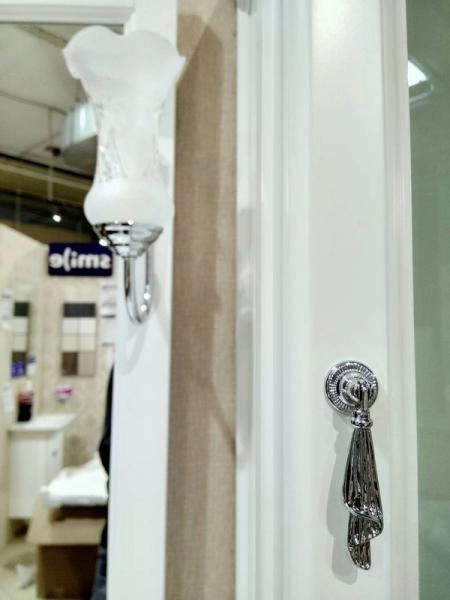 Тумба под раковину Opadiris РИСПЕКТО 100 Белый матовый с фурнитурой хром