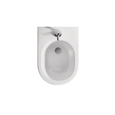 Kerasan Flo Биде подвесное 54х28,5см, с 1 отв., цвет: белый матовый