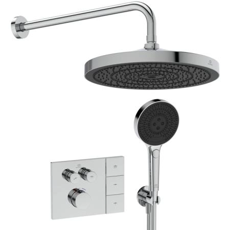 Ideal Standard Ceratherm Navigo Solos Смеситель для душа, встраиваемый, термостатический, цвет: хром