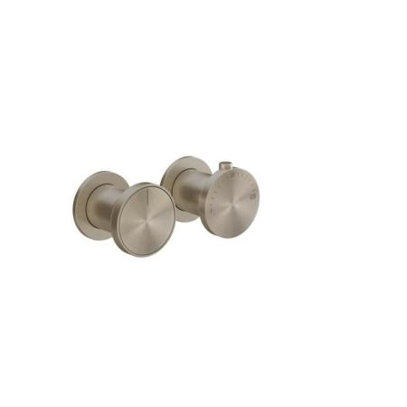 Gessi Origini Внешние части встроенного термостата для ванны, цвет: Finox Brushed Nickel